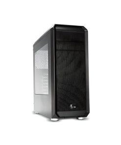 Gabinete Xtech  gamer ATX mid tower negro